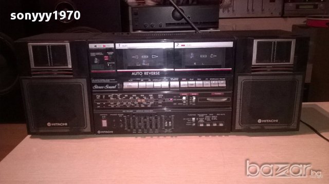 Hitachi trk-w550e made in sinapore-внос швеицария, снимка 6 - Ресийвъри, усилватели, смесителни пултове - 17077664