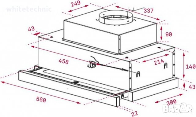 ••НОВО••  АБСОРБАТОР TEKA CNL 6610 ИНОКС, снимка 2 - Абсорбатори - 21613479