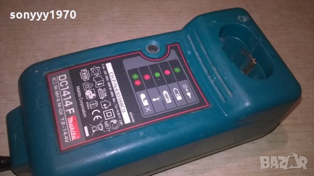 ЗАРЯДНО-makita dc1414f battery charger-внос англия, снимка 2 - Винтоверти - 24480788