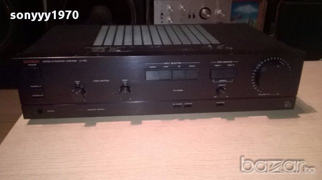 Luxman lv-100 amplifier made in japan-внос швеицария, снимка 6 - Ресийвъри, усилватели, смесителни пултове - 16655962