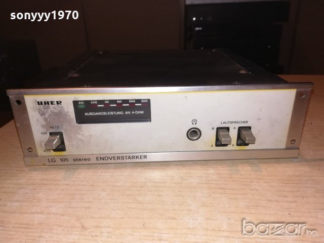 uher lg105 power amplifier-made in japan-внос швеицария, снимка 3 - Други - 20616936