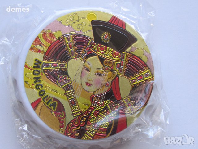  Голям автентичен магнит от Монголия-серия-отварачка, снимка 2 - Колекции - 24492170