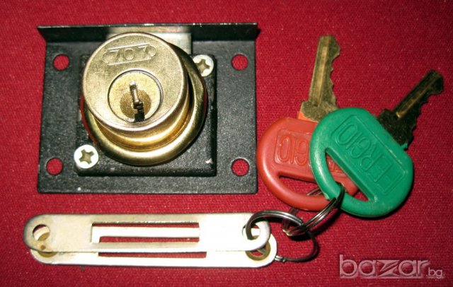 Ключалки с ключове за вратичка на шкаф, чекмедже, пощенска кутия, 4,5 и 5 см., снимка 5 - Други - 16570524