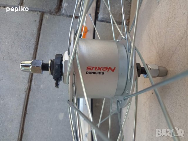 Продавам колела внос от Германия комплект алуминиева капла 20 цола с динамо главина SHIMANO NEXUS, снимка 9 - Велосипеди - 26141336