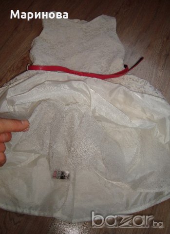 Официална дантелена Рокля за 7-8год., снимка 8 - Детски рокли и поли - 20627920