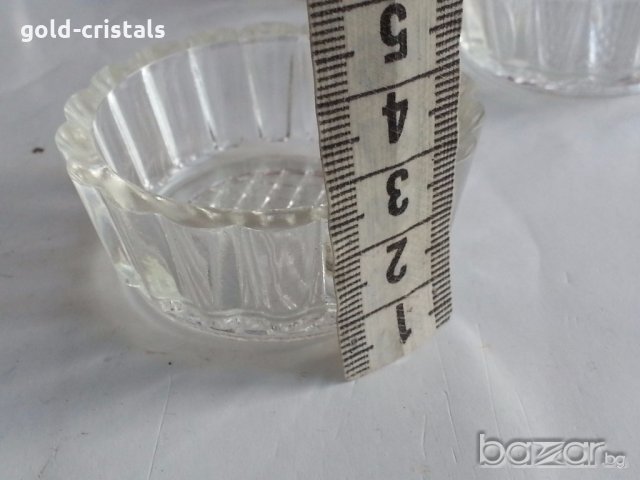 стари кристални  купички чинийки руски кристал, снимка 3 - Антикварни и старинни предмети - 20529344