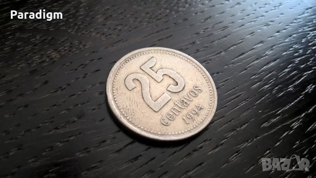 Монета - Аржентина - 25 центавос | 1994г., снимка 1 - Нумизматика и бонистика - 25918263