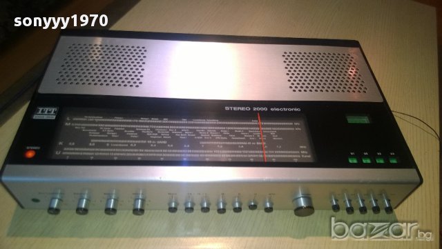 itt-schaub lorenz-stereo 2000 electronic-made in germany, снимка 2 - Ресийвъри, усилватели, смесителни пултове - 9092949