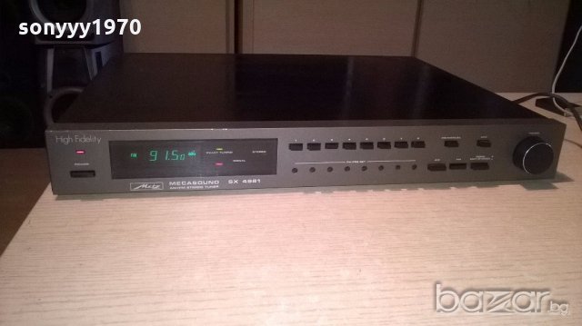 metz macasound sx4981-high fidelity-tuner-внос швеицария, снимка 7 - Ресийвъри, усилватели, смесителни пултове - 18549489