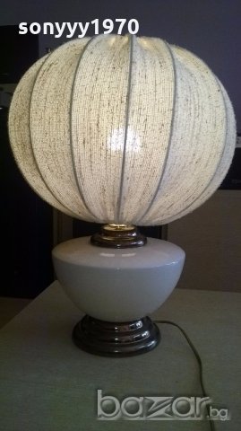 огромен немски лампион-мрамор/керамика/метал-внос швеицария, снимка 4 - Антикварни и старинни предмети - 19687644