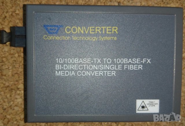 Оптичен медия конвертор Ethernet Converter, снимка 7 - Рутери - 23651932