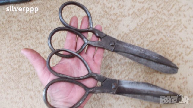  Чифт абаджийски ножици 1894г. и 1896г. , снимка 3 - Други ценни предмети - 26143233