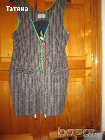  РОКЛЯ - СУКМАН от кадифе, снимка 4 - Туники - 12566721