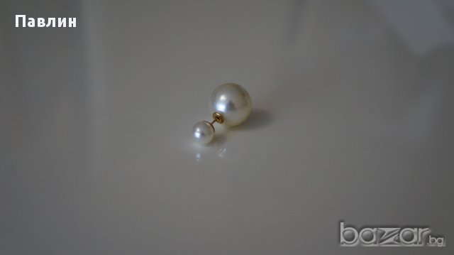 Дамски Обеци, реплика на Dior, снимка 3 - Обеци - 15441404