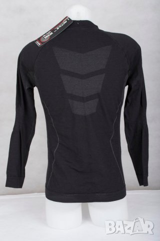 Вълнена черна мъжка термоблуза марка FreeNord , снимка 2 - Спортни дрехи, екипи - 24300630
