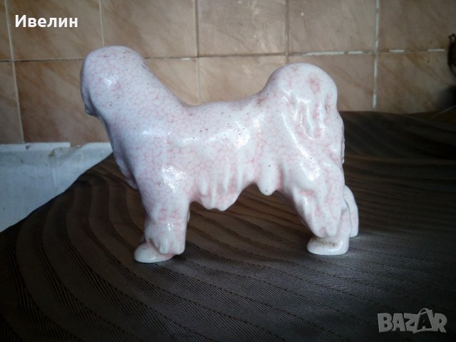 порцеланова статуетка-куче, снимка 3 - Антикварни и старинни предмети - 21568353