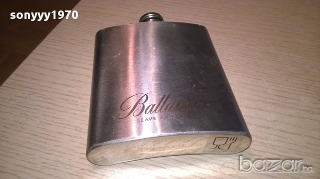 Ballantines-13/10/2см-внос швеицария, снимка 2 - Антикварни и старинни предмети - 16265830