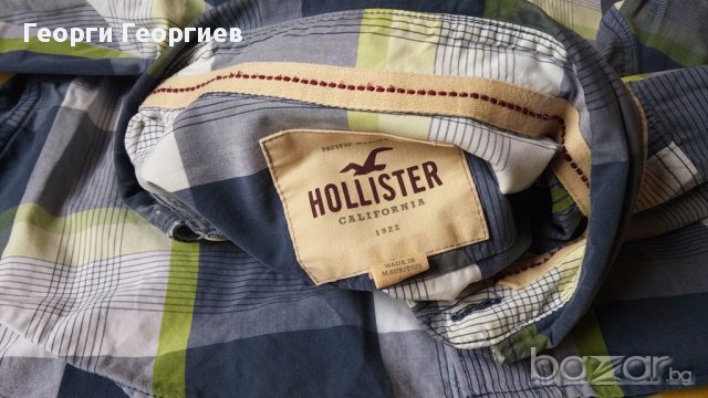 Мъжка риза Holister/Холистър, 100% оригинал, високо качество на използваните материали, снимка 6 - Ризи - 17629298