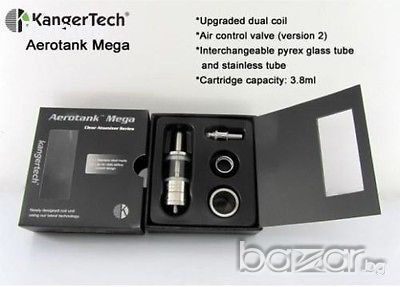 Изпарител - Kanger Aerotank Mega за електрони цигари. , снимка 7 - Аксесоари за електронни цигари - 11774548