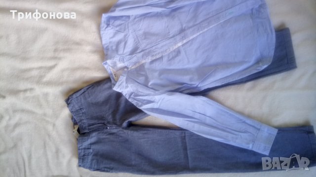 Официален панталон и риза за 8г., снимка 1 - Детски панталони и дънки - 22640320