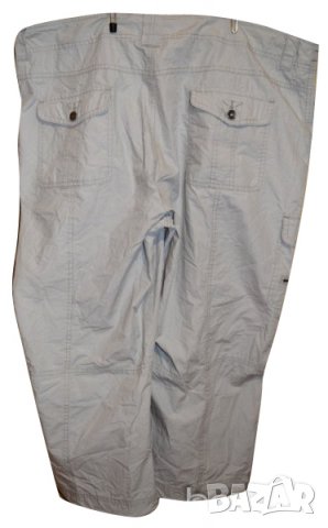 LIV Essentials дамски бежов панталон летен 3/4 100% памук размер 48, снимка 2 - Панталони - 23444822