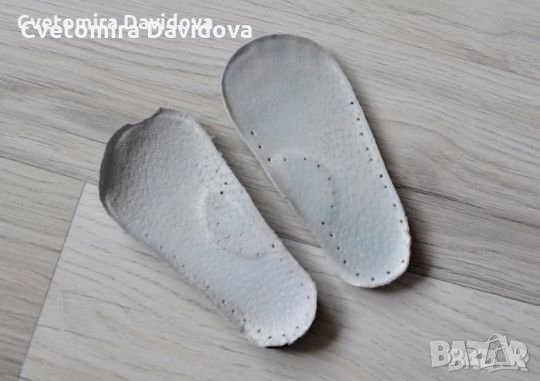 Пантофки "КК" бели + стелки, снимка 4 - Бебешки обувки - 21558983