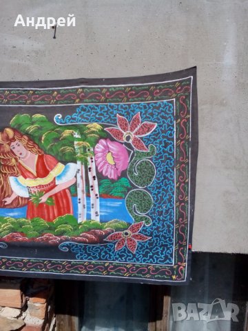 Старинен ковьор,покривка за стена #72, снимка 6 - Антикварни и старинни предмети - 24813563