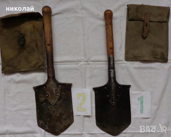 Ретро войнишка лопата модел 1915 год. BLECKMANN MURZZUSCHLAG 1915 Австрия два броя, снимка 5 - Други ценни предмети - 21561409