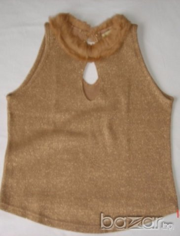 Официален парти потник с пухче, M , снимка 5 - Потници - 18368462