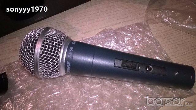 shure sm58 full complect-microphone-нов пълен комплект, снимка 4 - Микрофони - 19968160