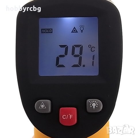 Безконтактен инфраред термометър -50 ~ 550°C, снимка 3 - Други инструменти - 21739941