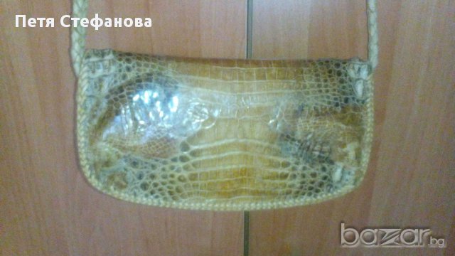 чанта крокодилова кожа, снимка 5 - Чанти - 12018692