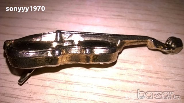 Мини ретро колекция-контрабас-бронз/месинг-7х3х2см-внос швеицария, снимка 9 - Антикварни и старинни предмети - 17528257