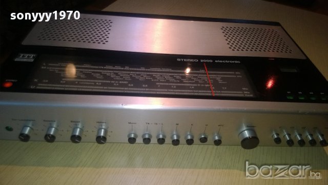 itt-schaub lorenz-stereo 2000 electronic-made in germany, снимка 10 - Ресийвъри, усилватели, смесителни пултове - 9092949