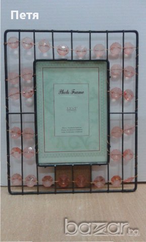 Рамка за снимки ; свещник за чаена свещ, снимка 2 - Други - 18021631