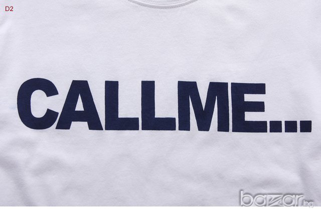 DSQUARED D2 CALL ME PRINT Мъжка Тениска size M, снимка 2 - Тениски - 6988073