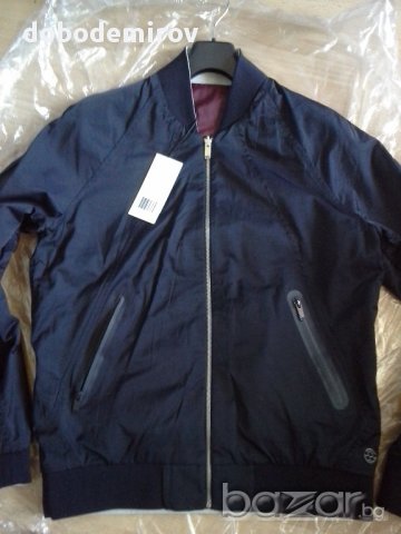 Ново двулицево яке G Star Marc Newson Bomber Jacket Reversible оригинал, снимка 12 - Якета - 11870890