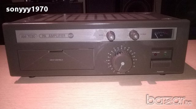 Rcf am7030 pa amplifier-made in italy-внос швеицария, снимка 11 - Ресийвъри, усилватели, смесителни пултове - 12979936