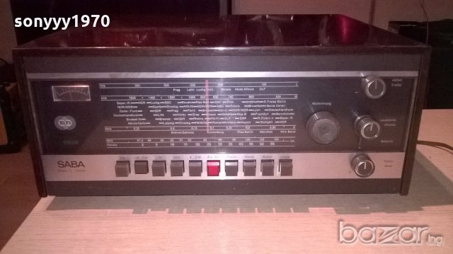 saba hi-fi-studio ll stereo receiver-made in germany-внос швеицария