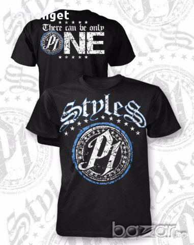 WWE! КЕЧ блузи и тениски AJ STYLES ONLY ONE! Поръчай модел по ТВОЙ дизайн!, снимка 2 - Блузи - 15786748