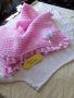 Бебешка пелена Розово облаче за новородени бебета, снимка 4
