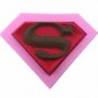 Супермен Супер мен superman лого  силиконов молд форма за декорация торта фондан шоколад и др, снимка 2