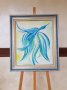 Маслена картина „ Синята ми птица отлетя “, снимка 10