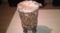 Африканска тарамбука с кожа от антилопа-33х17см-внос швеицария, снимка 12