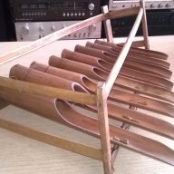 Ретро музикален инструмент-бамбуков-45х38х18см-внос швеицария, снимка 11 - Антикварни и старинни предмети - 17082626