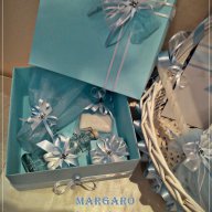 Комплект за кръщене в светло синьо с кръстче, снимка 3 - Подаръци за кръщене - 17309980