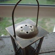 метален фенер, снимка 2 - Декорация за дома - 17375218