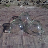 Стара стъклена чаша,чаши, снимка 4 - Антикварни и старинни предмети - 21243186