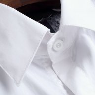 3.1 PHILLIP LIM WHITE PLAID PANEL Мъжка Риза size M, снимка 11 - Ризи - 12809982