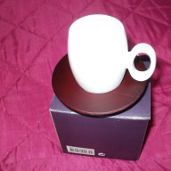 продавам бутикови комплекти - дървена чинийка с керамична чаша за кафе, снимка 5 - Чаши - 13405492